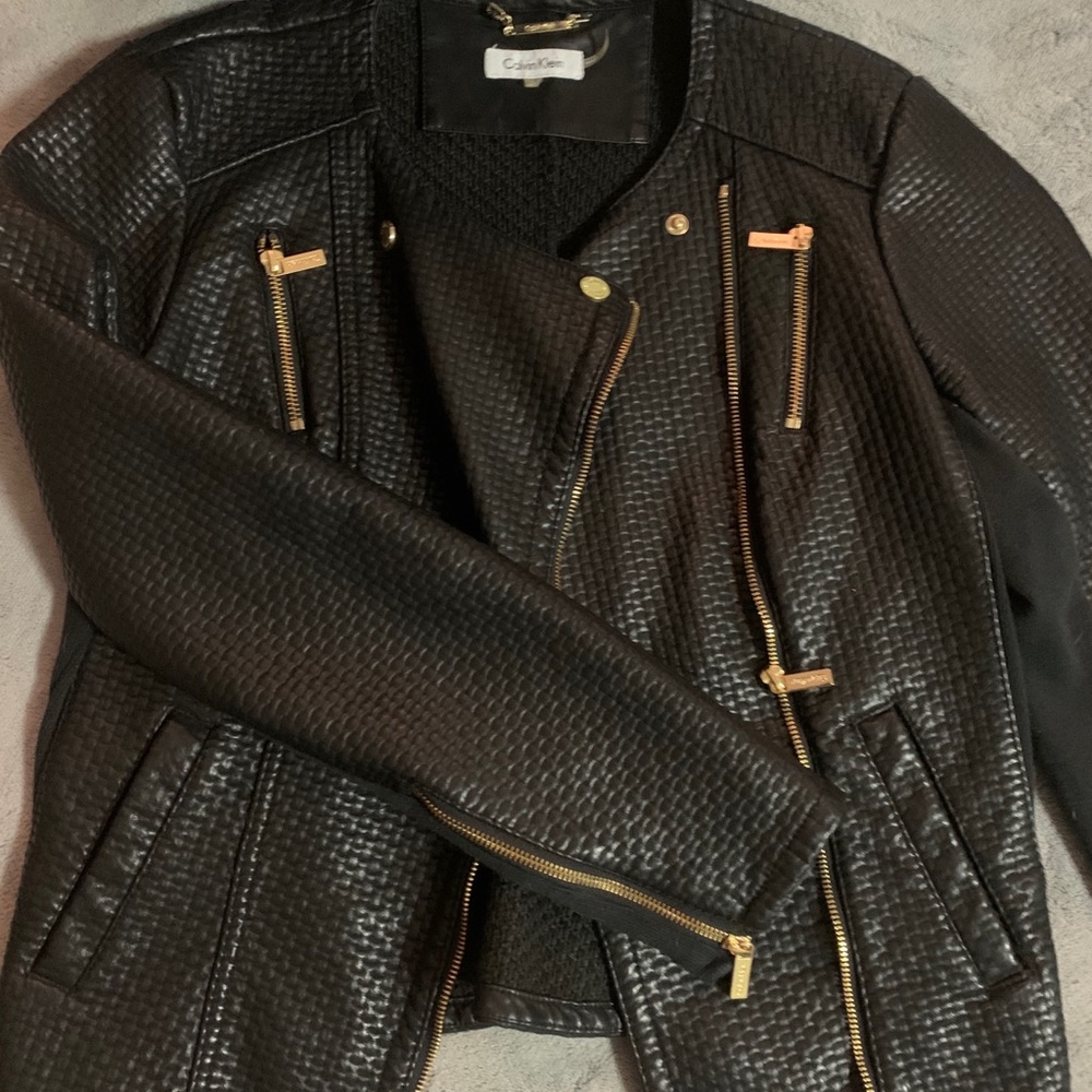 Calvin Klein leather jacket